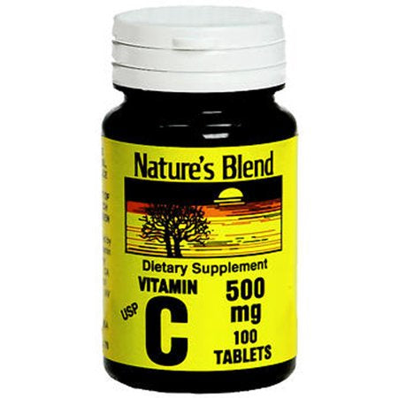 NATURES BLEND VIT C 500 MG TABLETS - 100 CT