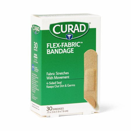 CURAD Flex-Fabric Bandages, 30 ct