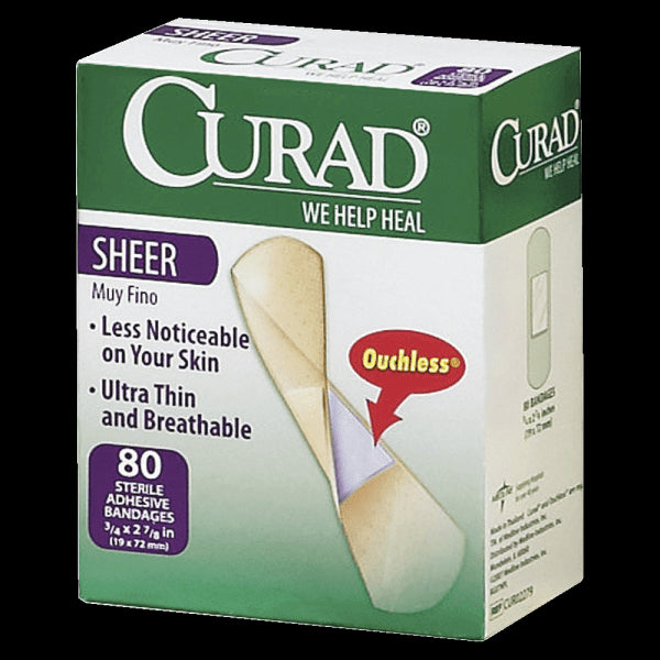 CURAD SHEER STRIPS 3 4"