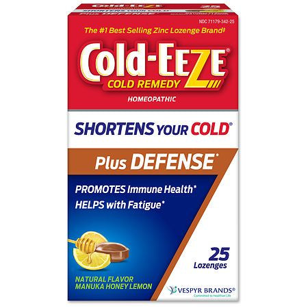 COLD-EEZE COLD REMEDY PLUS DEFENSE HONEY LEMON 25 LZG