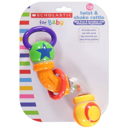 TWIST & SHAKE RATTLE BABY TOY