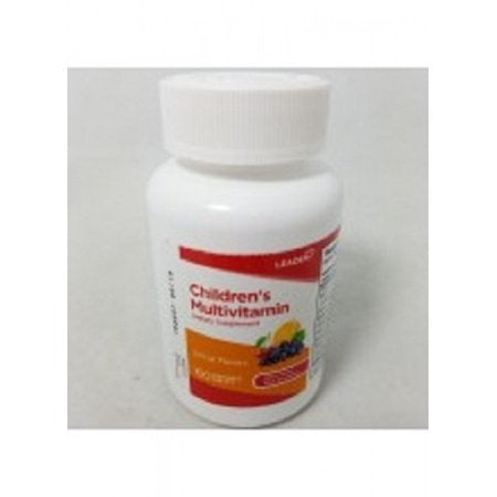 LEADER CHILDREN'S MULTIVITAMIN PLUS IRON 100 CHEWABLE TABLETS