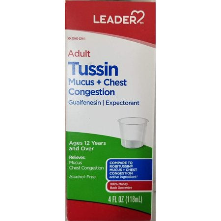 LDR ADULT TUSSIN  MUCUS + CHEST CONGESTION 4 OZ
