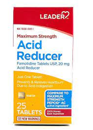 LEADER ACID REDUCER FAMOTIDINE 20 MG 25 TABLETS