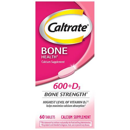 CALTRATE  BONE 600+D3 60 TABLETS