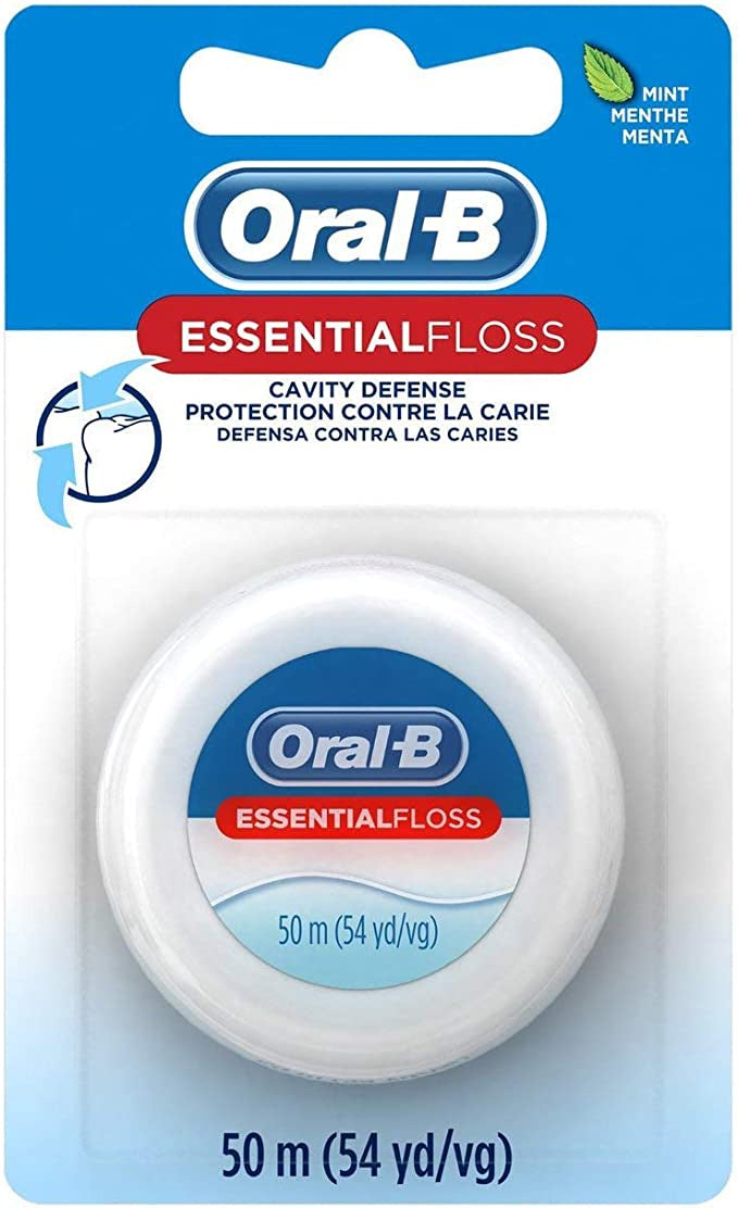 ORAL-B ESSENTIAL FLOSS  MINT 55YD