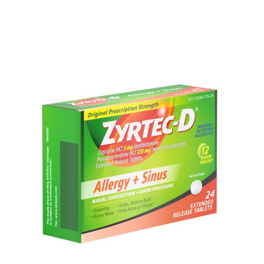 ZYRTEC-D TABLETS