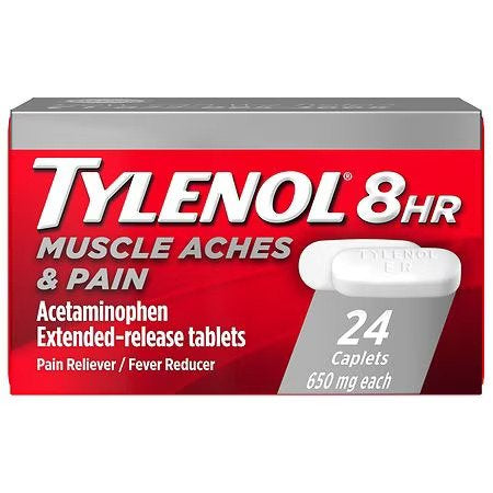 Tylenol Caplets 8 hrous 24 caplets