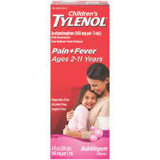 TYLENOL CHLD SUSP BBLGLUM 4OZ