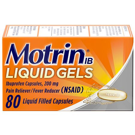 MOTRIN IB 80 LIQUID GELS 200mg