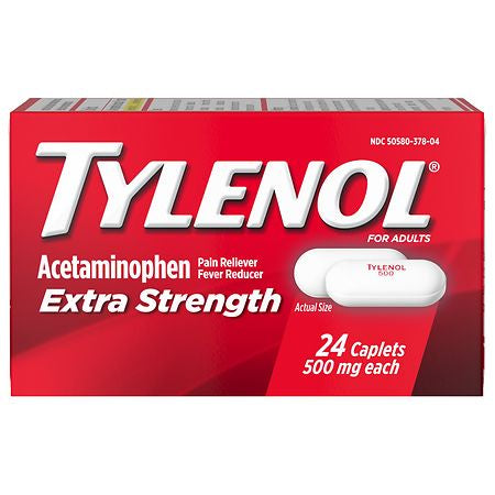 TYLENOL X-STR  500mg 24caplets