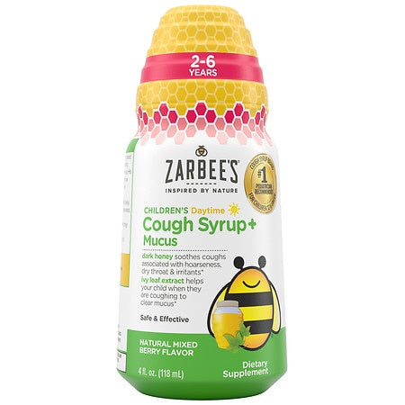 ZARBEES COUGH SYRUP + MUCUS CHILDRENS DAYTIME 4 OZ