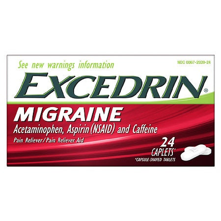 EXCEDRIN MIGRAINE CAPLETS 24CT