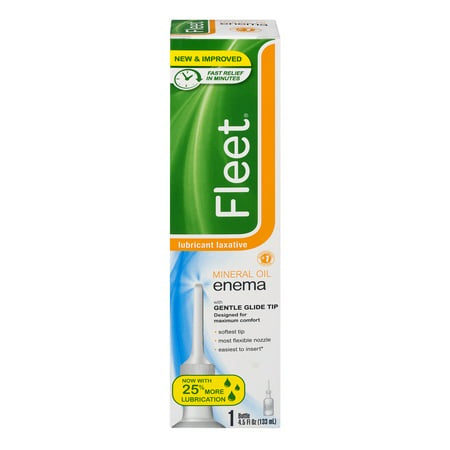 MINERAL OIL ENEMA W GENTLE GLIDE TIP 1 BOTTLE - FLEET