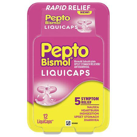 PEPTOBISMOL LIQUICAPS 12 CT