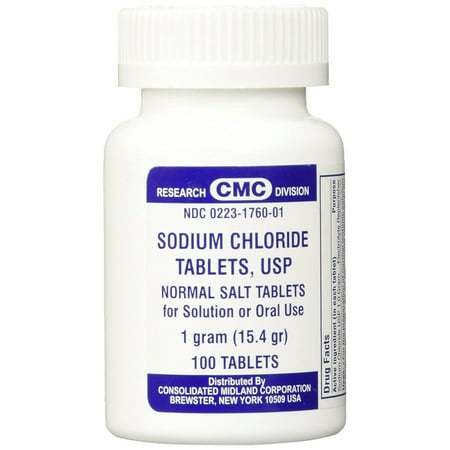 SODIUM  CHLORIDE  TABLETS 1 GM 100TABLETS