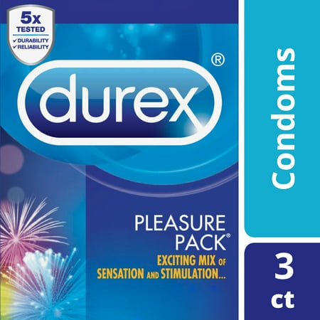 DUREX PLEASURE PACK LUB 3CONDOMS