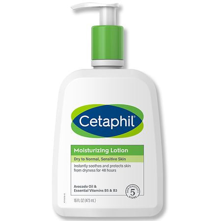 CETAPHIL MOISTURIZING LOTION DRY TO SENSITIVE SKIN. 16 OZ