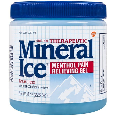 MINERAL ICE MENTHOL PAIN RELIEVING GEL 8 OZ