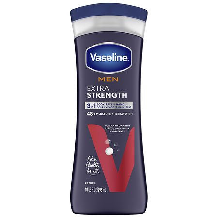 VASELINE  I.C. LOT MENS BODY FACE &HANDS 10 OZ