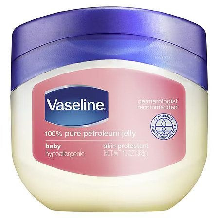 VASELINE JELLY JAR NURSER BABY HEALING  13 OZ