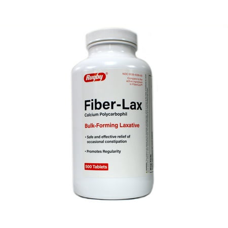 Fiber-Lax Tablets, 500 ct ***RUGBY