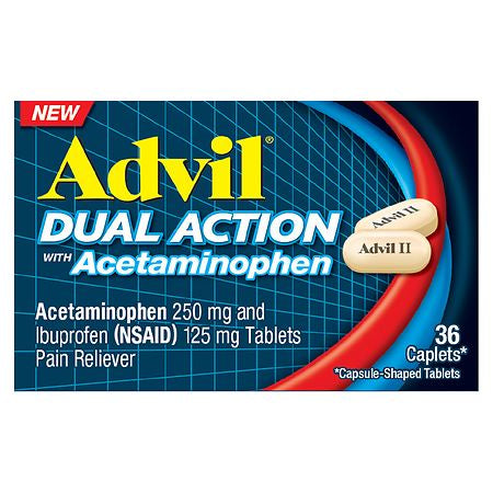 ADVIL DUAL ACTION 36CT