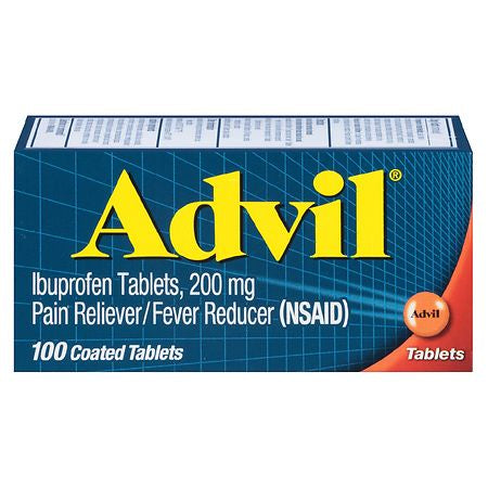 ADVIL 200MG TABLET 100CT