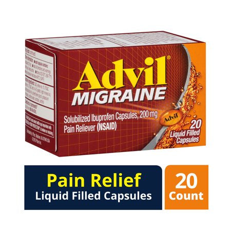 ADVIL MIGRAINE 200mg 20LIQUI-GELS