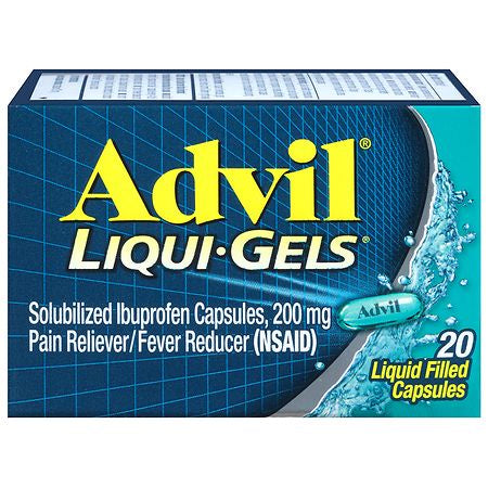 ADVIL LIQUIGELS 200MG 20 LIQUID CAP