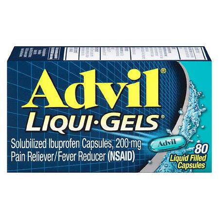 ADVIL LIQUI-GELS 200MG 80Liquid cap.