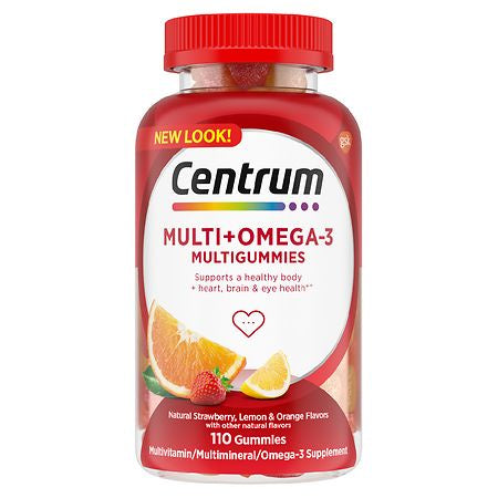 Centrum Multivitamin + Omega Gummies - 110ct