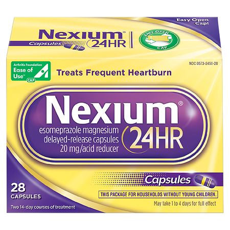 NEXIUM 24HR 22.3MG ACID REDUCER  28 CAPSULES