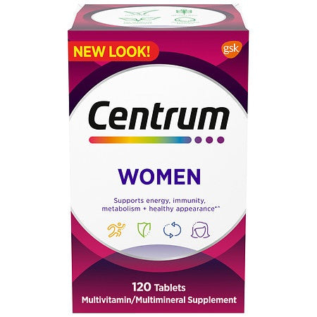 CENTRUM WOMEN MULTIVITAMINS 120 TABLETS