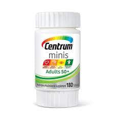 CENTRUM MINIS ADULTS 50+ MULTIVITAMINS 180 TABLETS