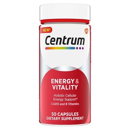 CENTRUM ENERGY & VITALITY 50 CAPSULES