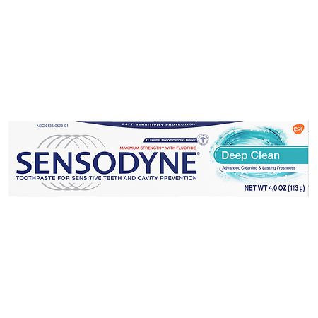 SENSODYNE DEEP CLEAN + WHITENING 4.0 OZ