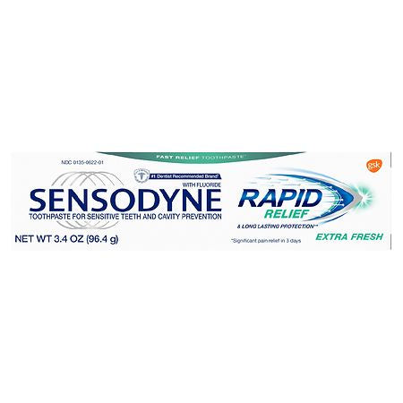 SENSODYNE RAPID RELIEF EXT FRESH 3.4OZ