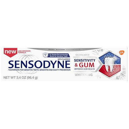 SENSODYNE SENS & GUM WHITE 3.4OZ