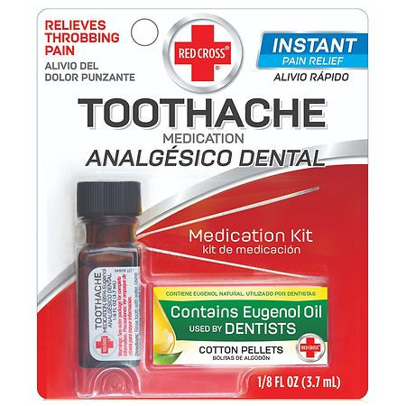 Red Cross Toothache Medication 0.125 oz