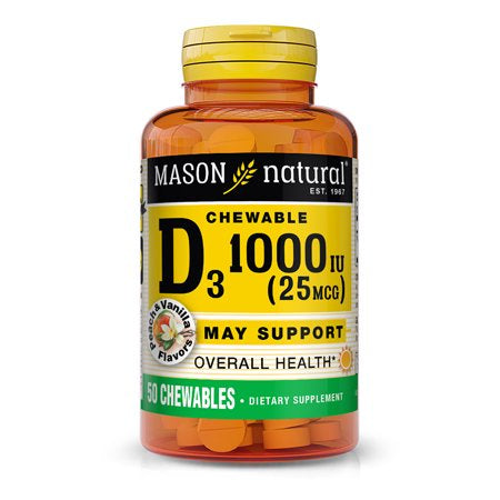 VIT D3 25 MCG (1000 IU)  50 CHEWABLES