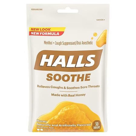 Halls Soothe Honey 30 Drops