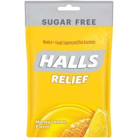 HALLS CGH DR SUG FR HONEY 25 CT