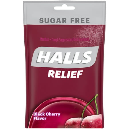 HALLS RELIEF SF CGH DR BLACK CHERRY 25 DROPS