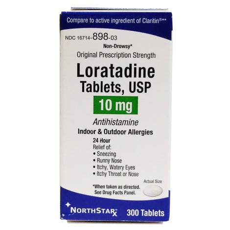 NORTHSTAR LORATADINE TABLETS 10 MG 300 CT