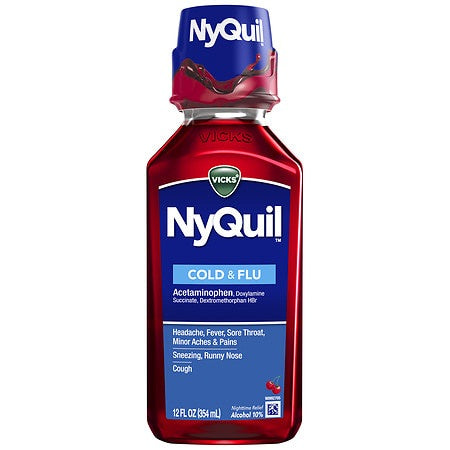 NYQUIL COLD& FLU CHERRY 12OZ