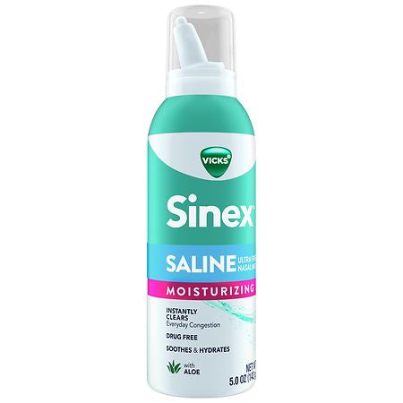 VICKS SINEX SALINE ULTRA FINE NASAL MIST  WITH ALOE 5 OZ