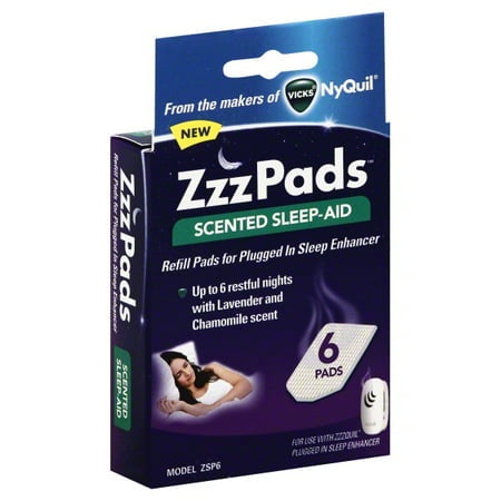 ZZZ PADS SCENTED SLEEP-AID 6 PADS