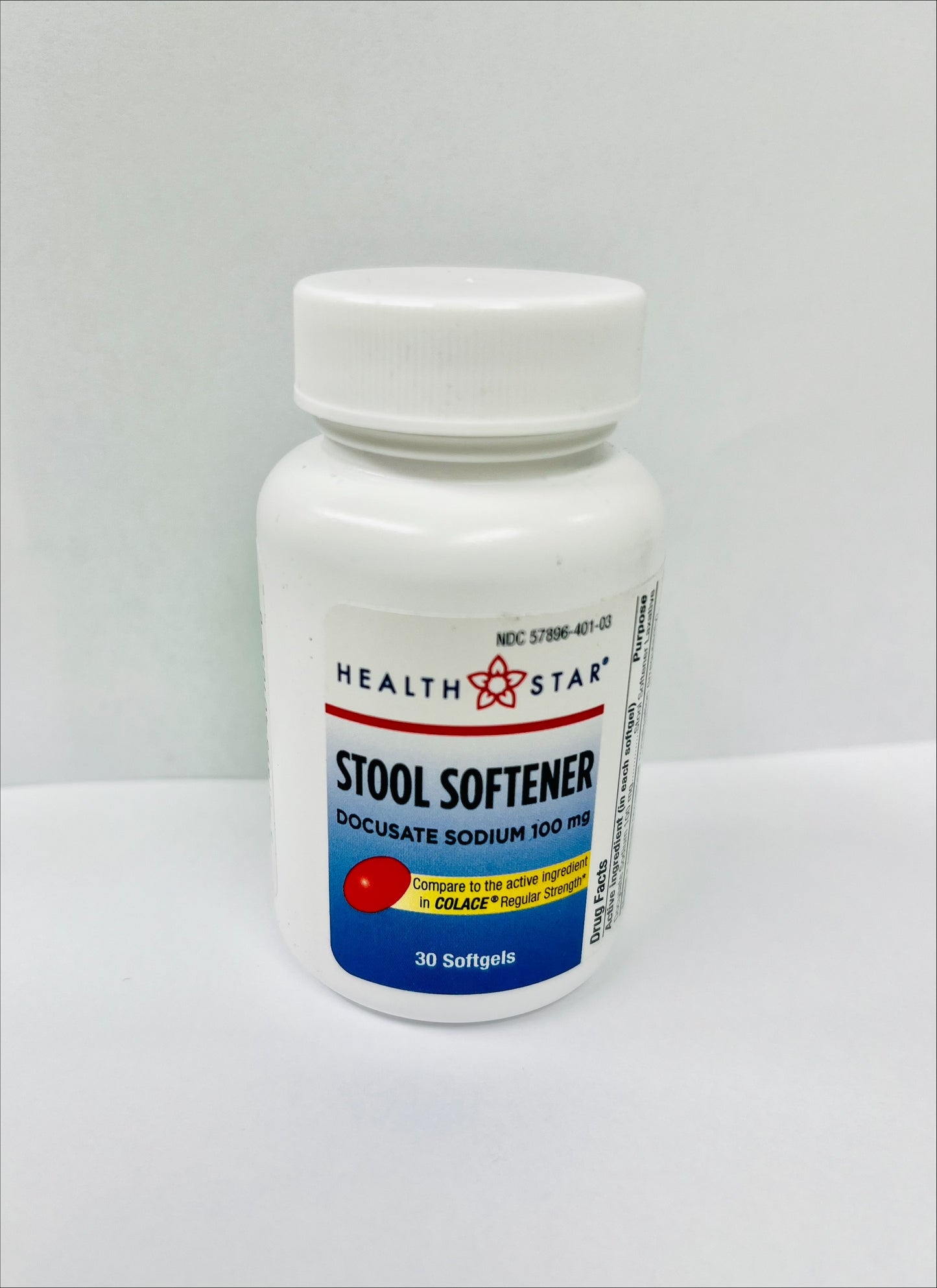 DOCUSATE SODIUM 100mg Capsule - 30ct