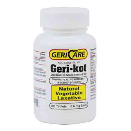 GERI CARE SENNA CONCENTRATE 100 TABLETS